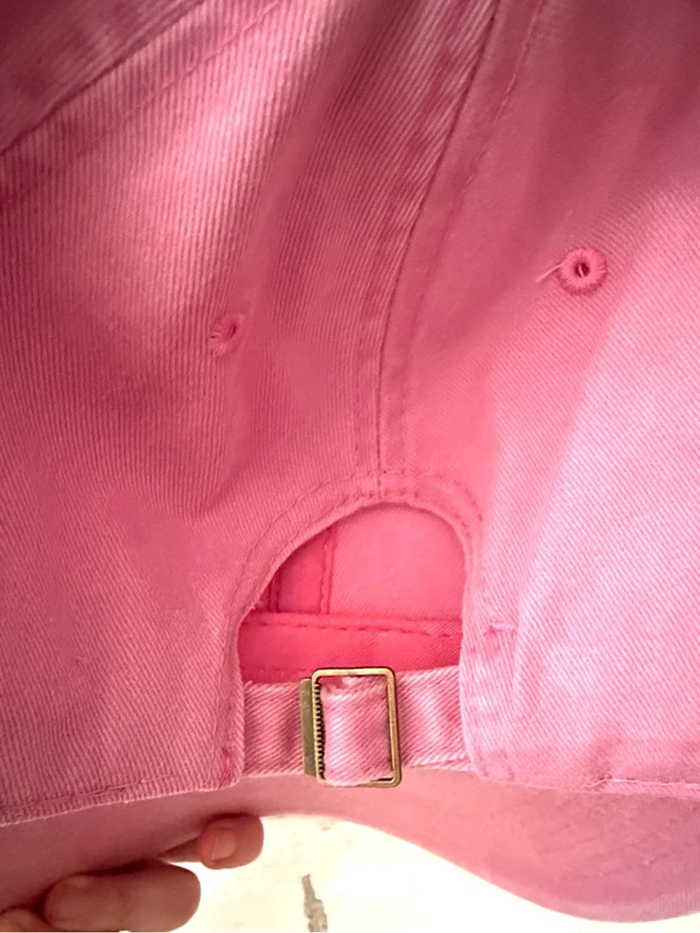 Madewell 100% Cotton Light Pink Baseball Hat Cap Womens Adj Size NEW